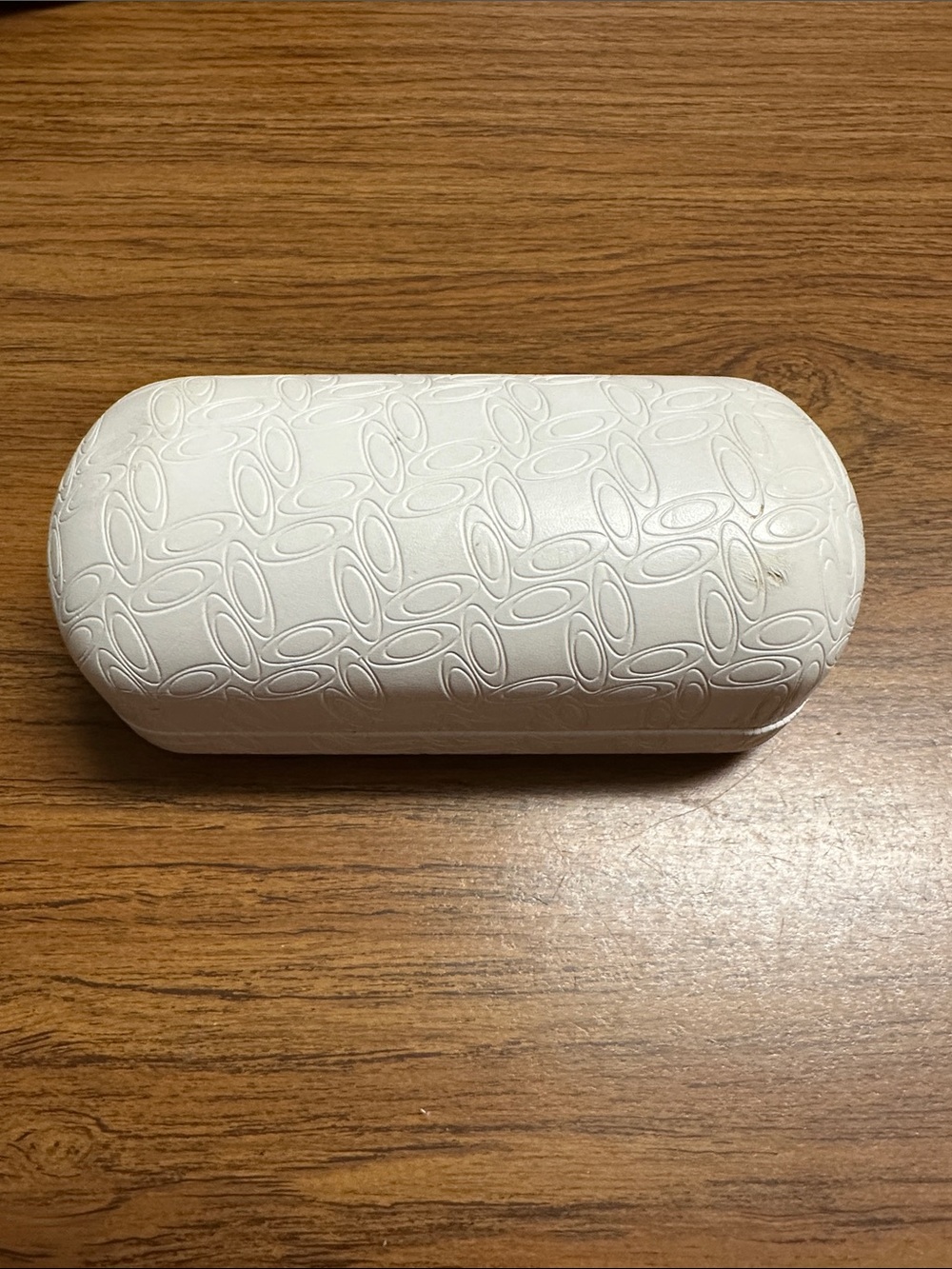 Oakley White Embossed Eyewear Case